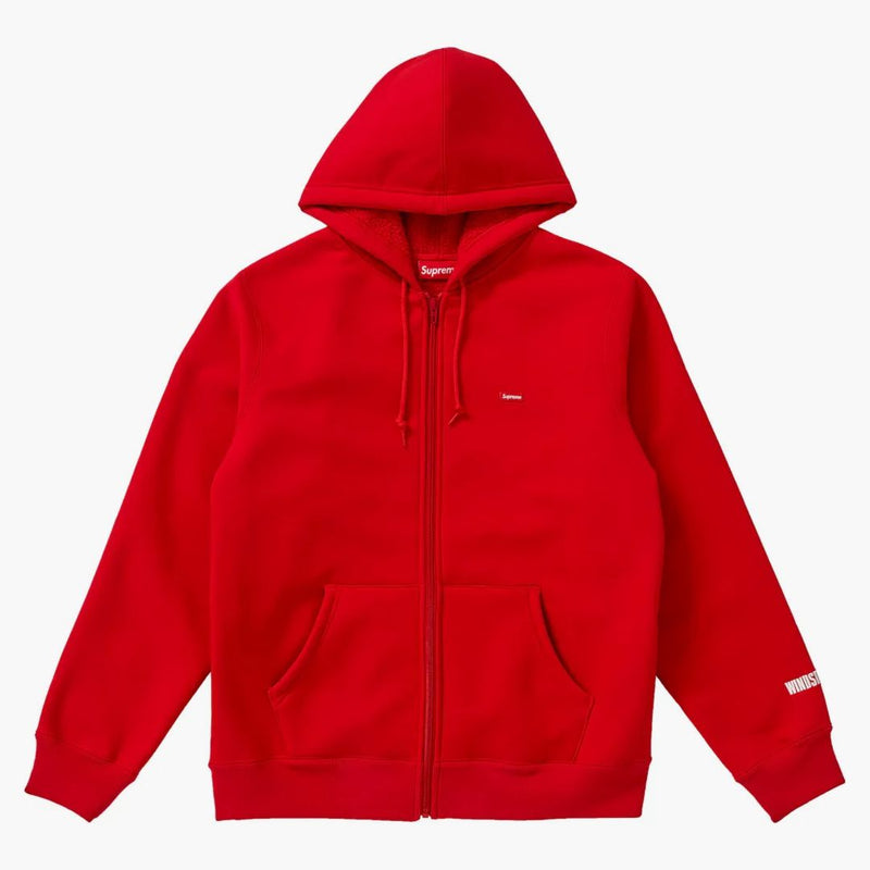Supreme Windstopper Zip Up Hooded Sweatshirt Red