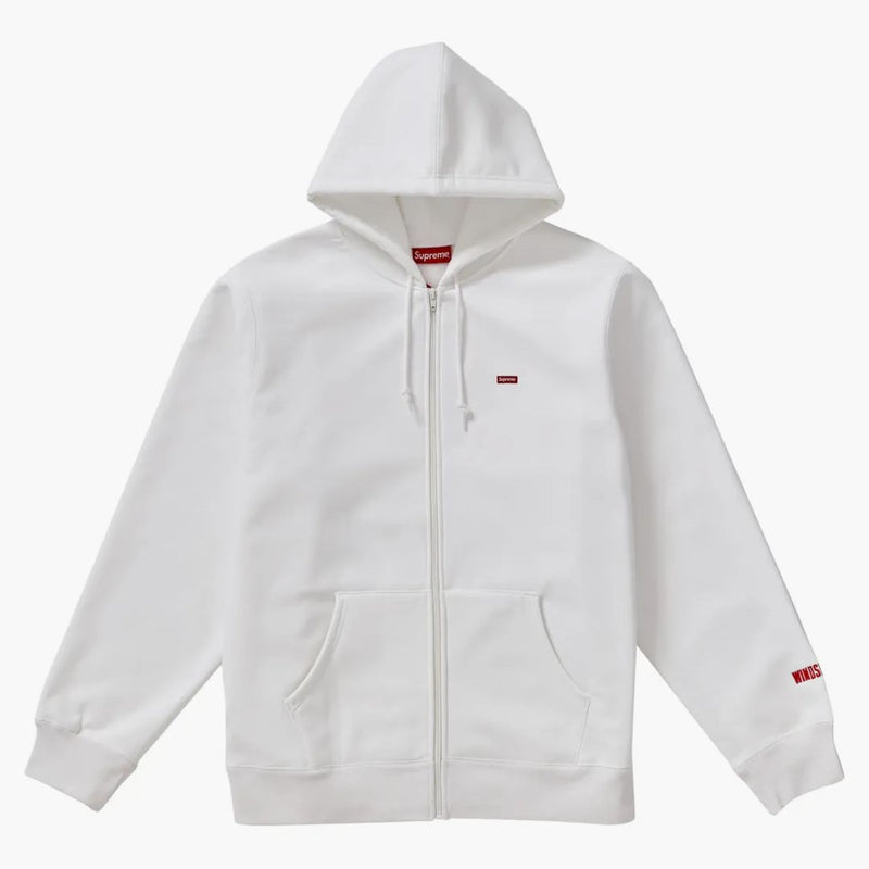 Supreme Windstopper Zip Up Hooded Sweatshirt White