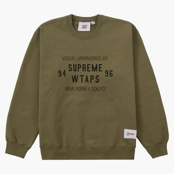 Najwyższa Wtaps Crewneck Light Olive