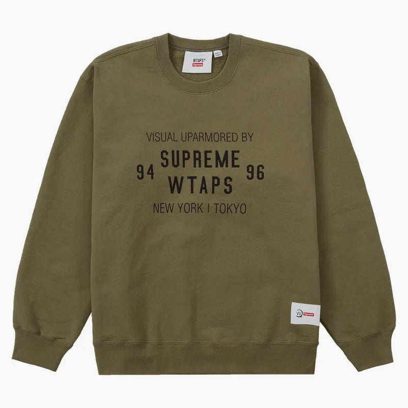 Najwyższa Wtaps Crewneck Light Olive