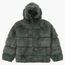 Supreme Wtaps Faux Fur Hooded Jacket Green