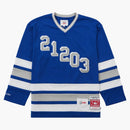 Supreme Wtaps Mitchell & Ness Hockey Jersey Blue