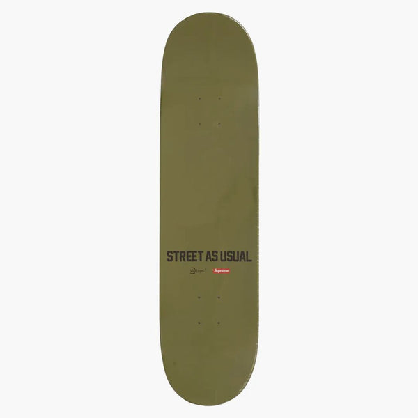 Supreme Wtaps Sic'em! Skateboard Deck Olive
