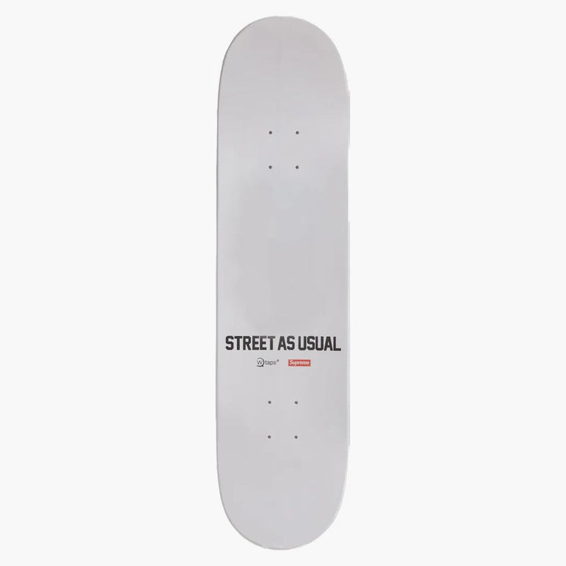 Supreme Wtaps sic'em! Skateboard däck vitt