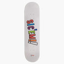 Supreme WTaps sic'em! Skateboard Deck White