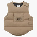 Supreme Wapaps Tactical Down Vest Tan