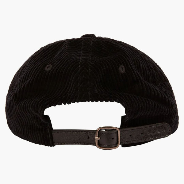 Supreme Waffle Cord Classic Logo 6-Panel Black