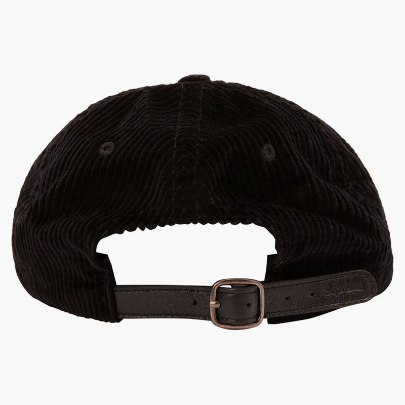 Supreme Waffle Cord Classic Logo 6-Panel Black