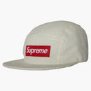Supreme Waffle Corduroy Camp Cap White