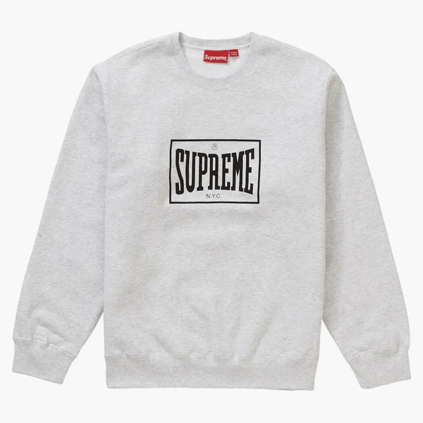 Högsta uppvärmning crewneck ask grå