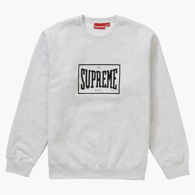 Högsta uppvärmning crewneck ask grå
