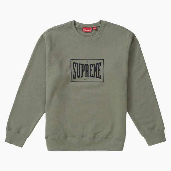 Supreme Warme Up Crewneck Light Olive