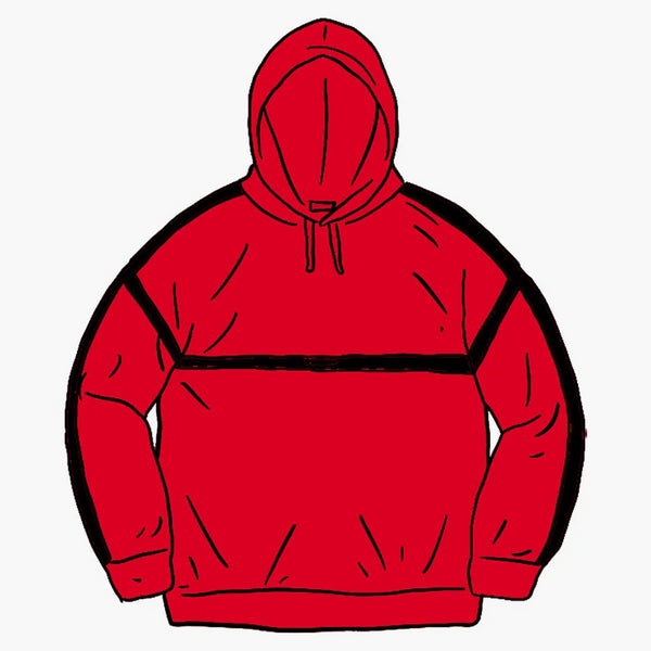 Supreme Warm Up Hooded Sweatshirt Red