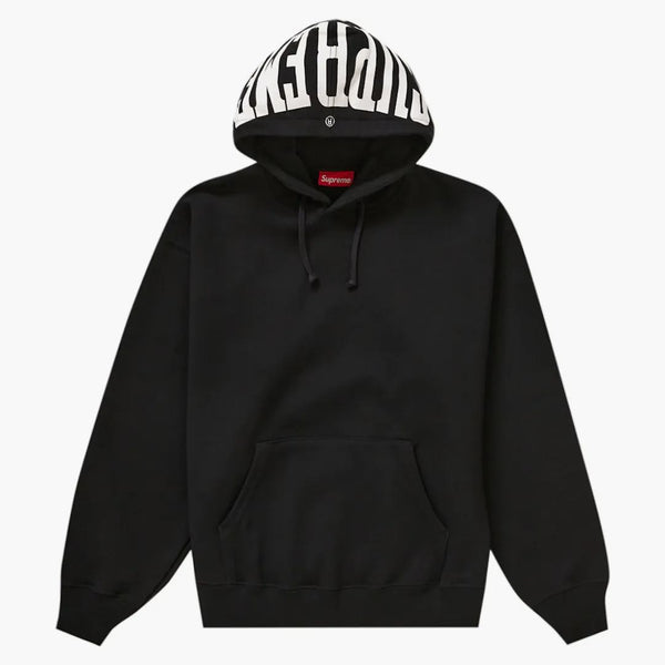 Nejvyšší zahřívání mikiny s kapucí SS24 černá