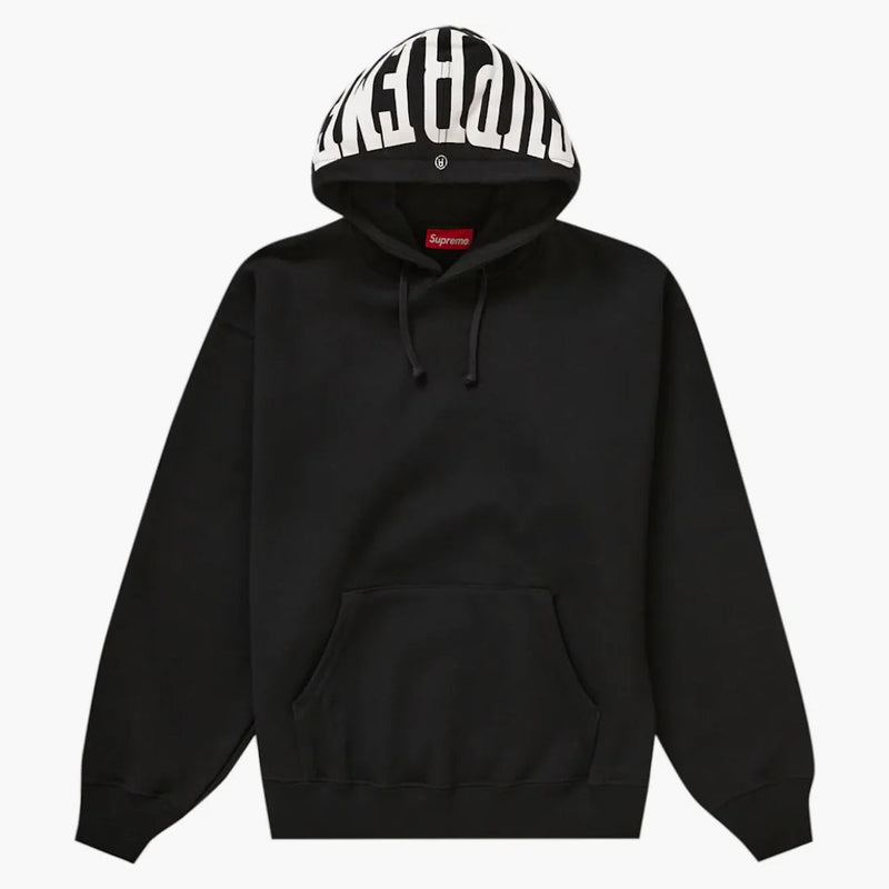 Nejvyšší zahřívání mikiny s kapucí SS24 černá