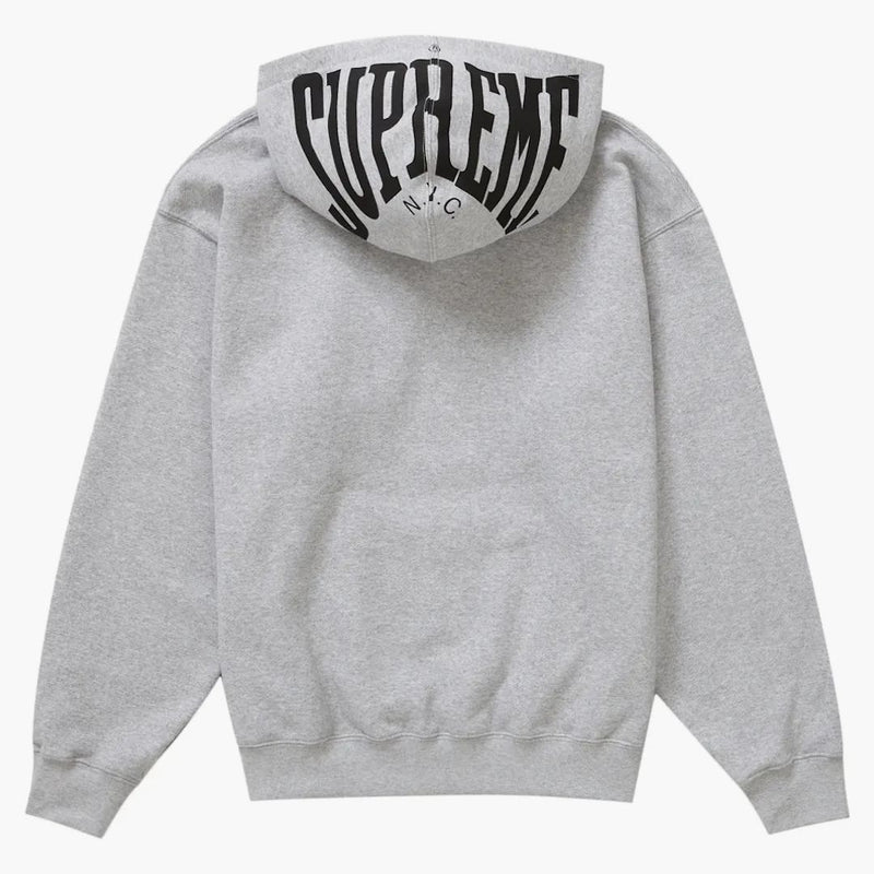 Supreme Warme Up Hooded Sweatshirt SS24 Heather Grey