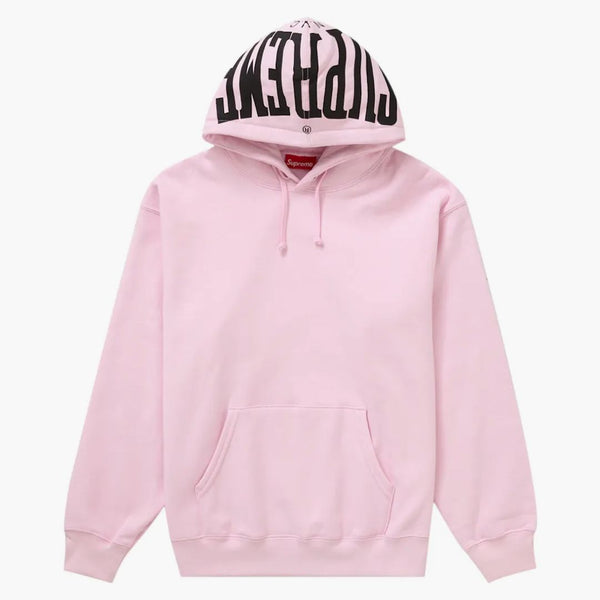 Nejvyšší zahřívání mikiny s kapucí SS24 světle růžová