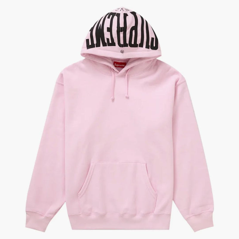Nejvyšší zahřívání mikiny s kapucí SS24 světle růžová