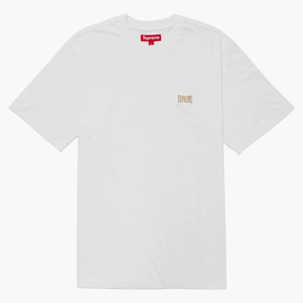Supreme Warm Up Washed S/s Top White