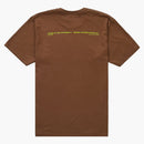 Supreme Warning Tee Brown