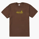 Supreme Warning Tee Brown