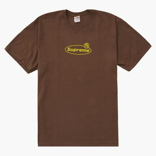Supreme Warning Tee Brown