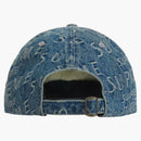 Supreme Warp Jacquard Logos Denim Azul de 6 paneles