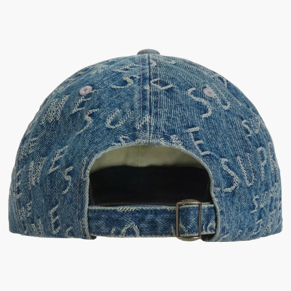 Nejvyšší Warp Jacquard Logos Denim 6-Panel Blue