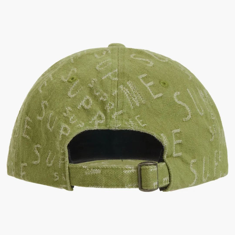 Nejvyšší warp jacquard logos denim 6-panel mudr