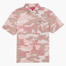 Supreme Washed Camo Polo Pink Camo