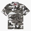 Supreme Washed Camo Polo Snow Camo
