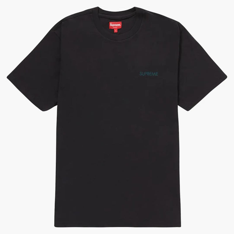 Supreme Washed Capital S/s Top Black