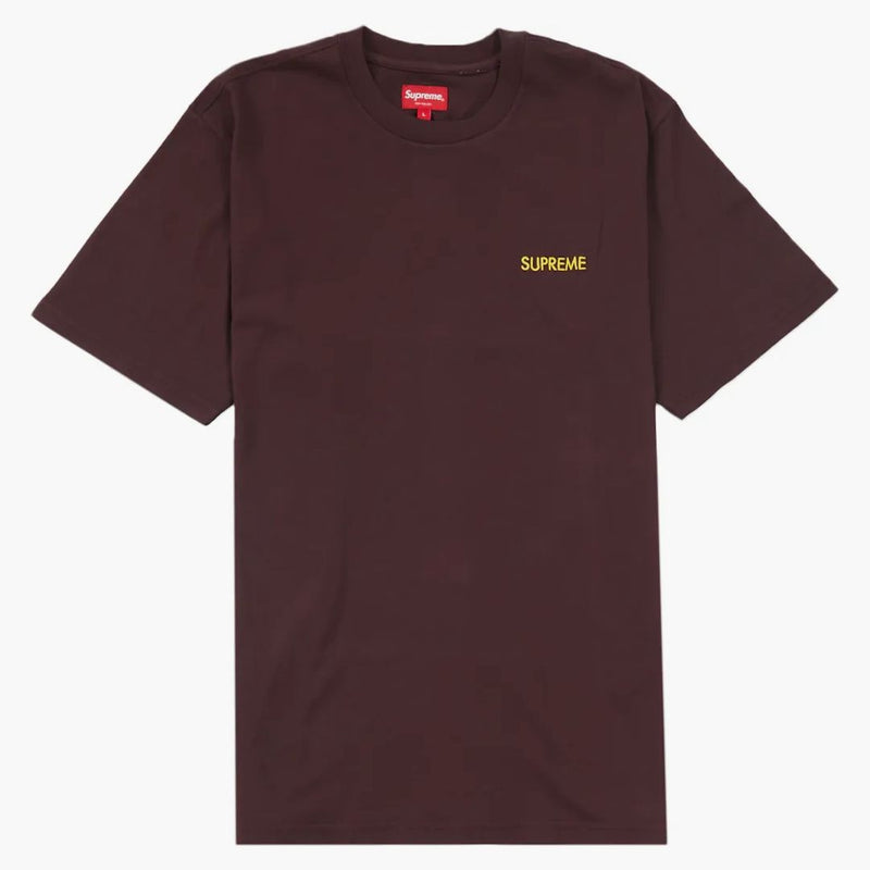 Supreme Washed Capital S/s Top Brown