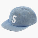Supreme Washed Chambray S Logo 6-panel Blue