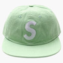 Supreme Washed Chambray S Logo 6-panel Green