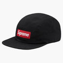 Supreme Washed Chino Pillar Camp Cap Black