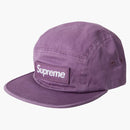 Supreme Washed Chino Twill Camp Cap (fw18) Dark Lilac