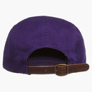 Supreme Washed Chino Twill Camp Cap (fw21) Dark Purple