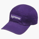Supreme Washed Chino Twill Camp Cap (fw21) Dark Purple