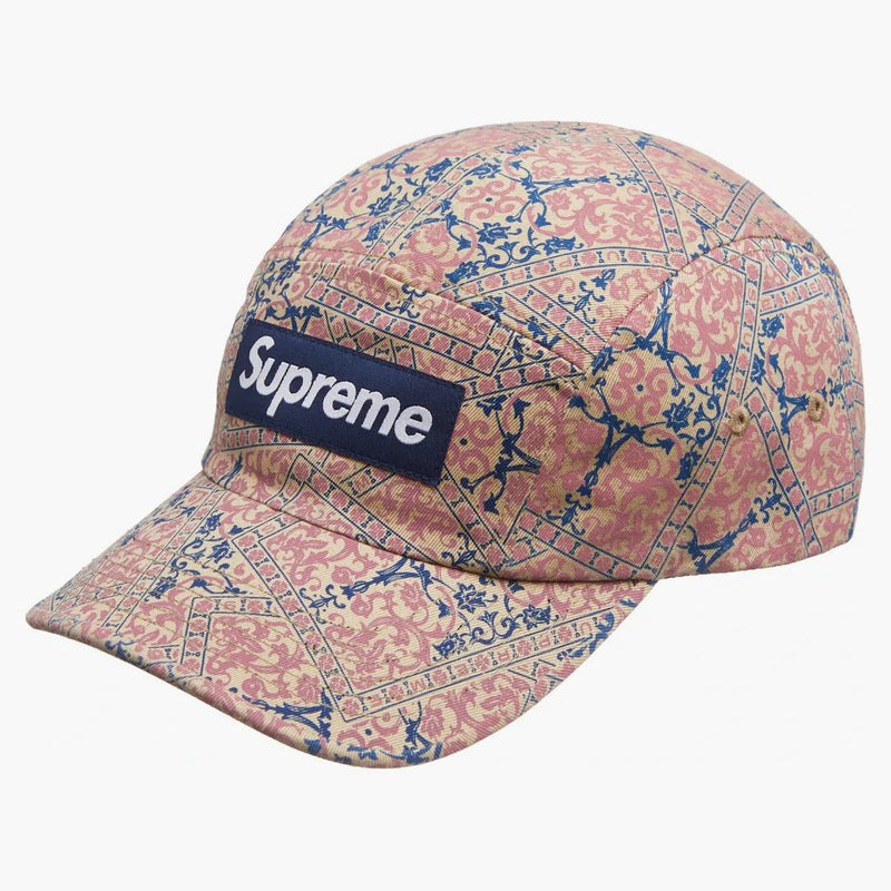 Supreme Washed Chino Twill Camp Cap (fw21) Floral Cards