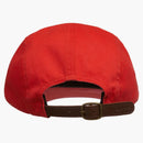 Supreme Washed Chino Twill Camp Cap (fw21) Neon Red