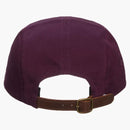 Supreme Washed Chino Twill Camp Cap (fw22) Dark Purple