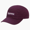 Supreme Washed Chino Twill Camp Cap (fw22) Dark Purple
