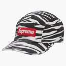 Supreme Washed Chino Till Camp Cap (FW22) Zebra