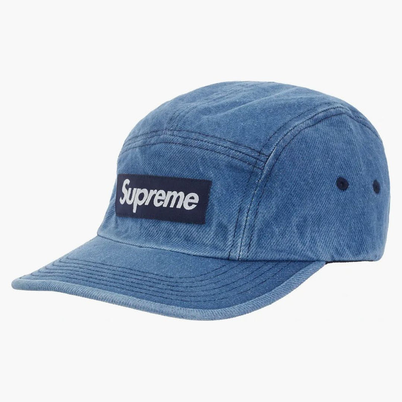 Supreme Washed Chino Till Camp Cap (FW23) Denim