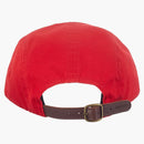 Supreme Washed Chino Twill Camp Cap (fw23) Red