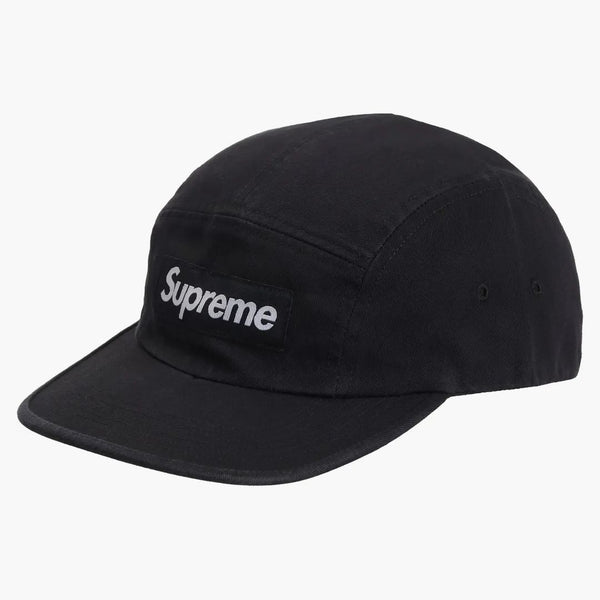 Supreme lavado Chino hasta Camp Cap (FW24) Negro