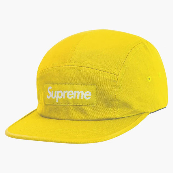Supreme Washed Chino Twill Camp Cap (ss19) Yellow