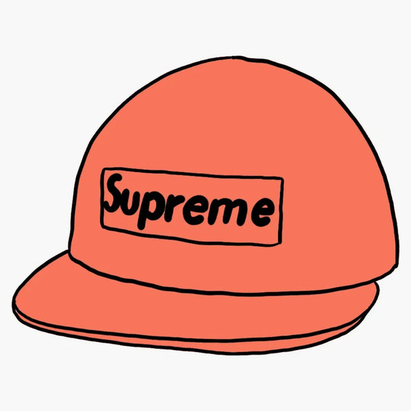 Supreme Washed Chino Twill Camp Cap (ss20) Peach