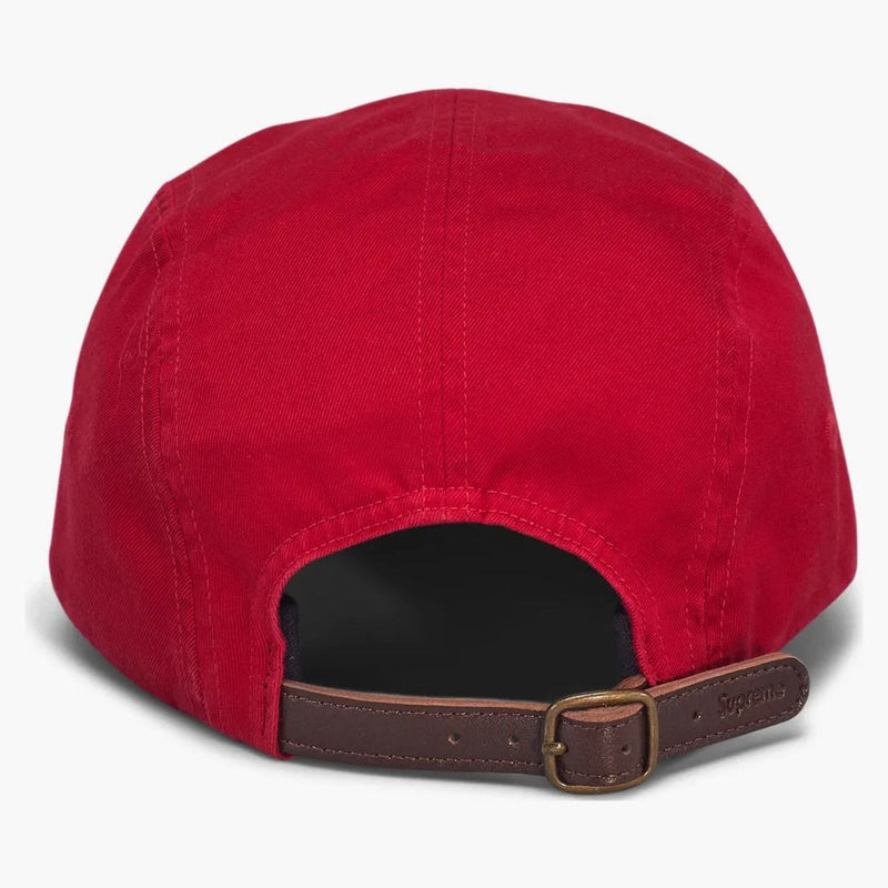 Supreme Washed Chino Twill Camp Cap (ss21) Red